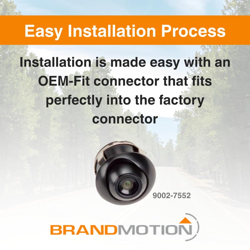 Brandmotion حزام باب خلفي مصنع من براند موشن 9002-7552 مع قاعدة كاميرا رصاصة يناسب 2017-2021 F250 F350 سوبر ديوتي | علبة مقاومة للماء | يتكامل مع العرض الحالي لديك | مصمم للعمل في الإضاءة المنخفضة - Image 3